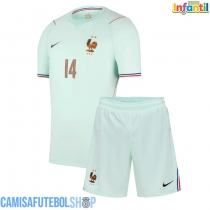 Camisa de time de futebol França Adrien Rabiot #14 Replicas 2º Equipamento Infantil Mundo 2026 Manga Curta (+ Calças curtas)